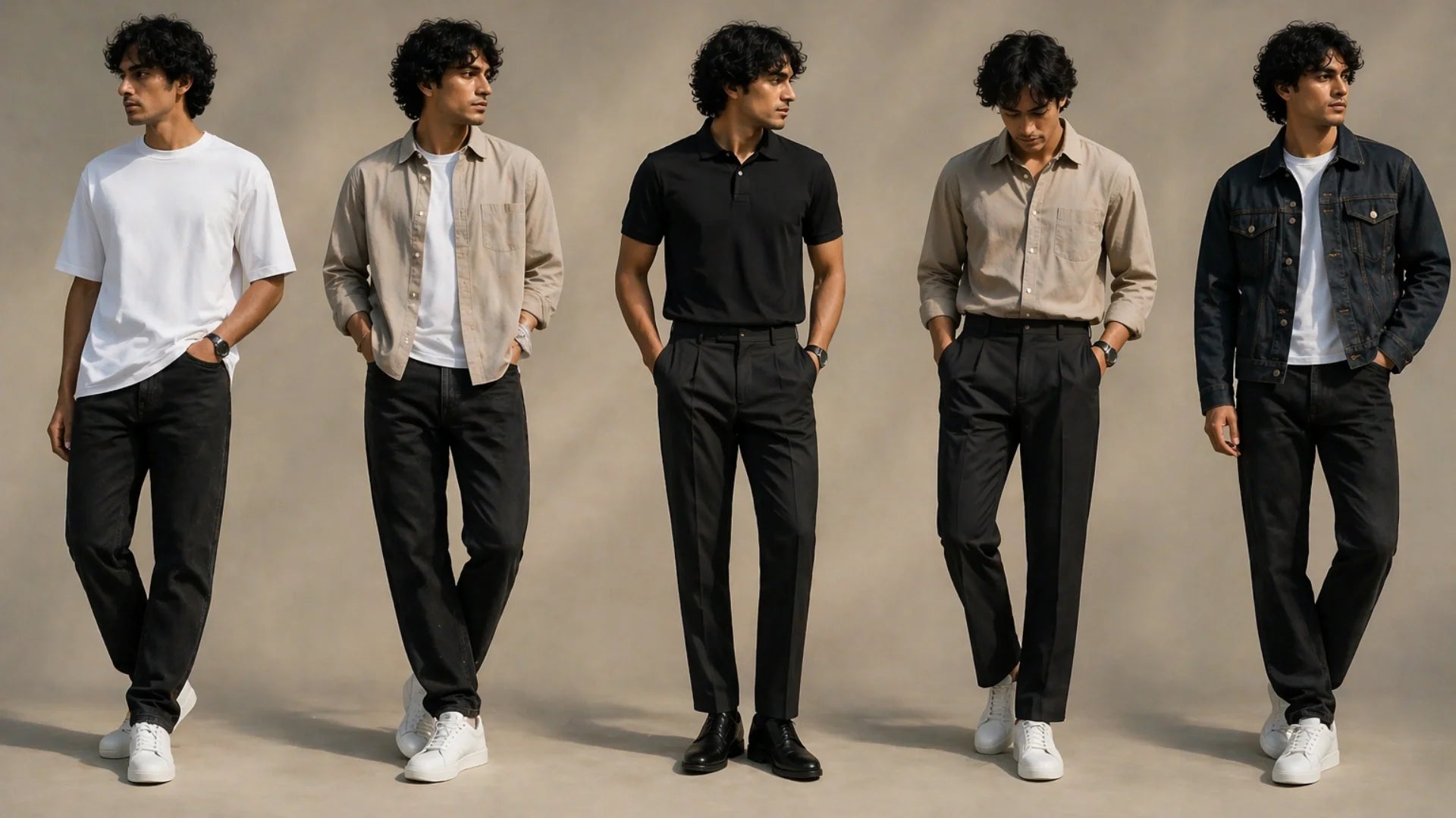 5 pieces. Every outfit