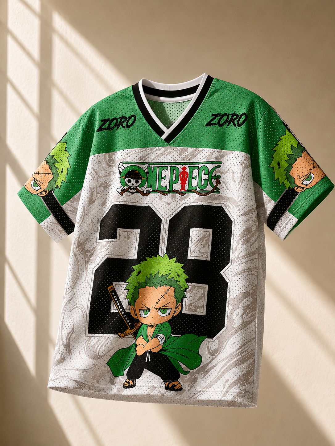 Zoro 28 Anime Warrior Jersey