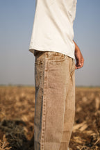 Earth Tone - Straight Fit Jeans