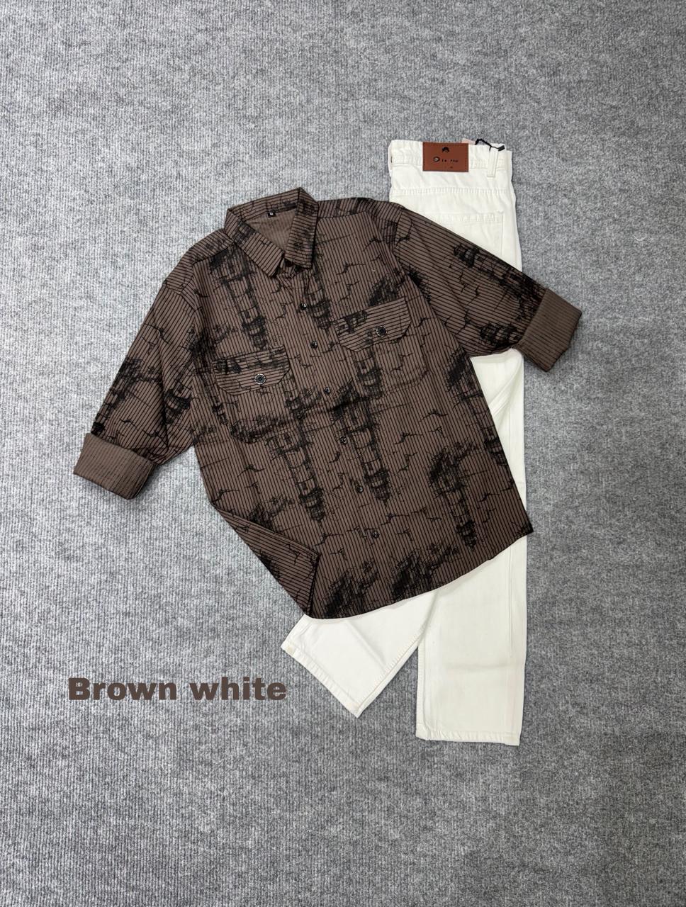 Fusion Fade Shirt-ii  & Denim Combo