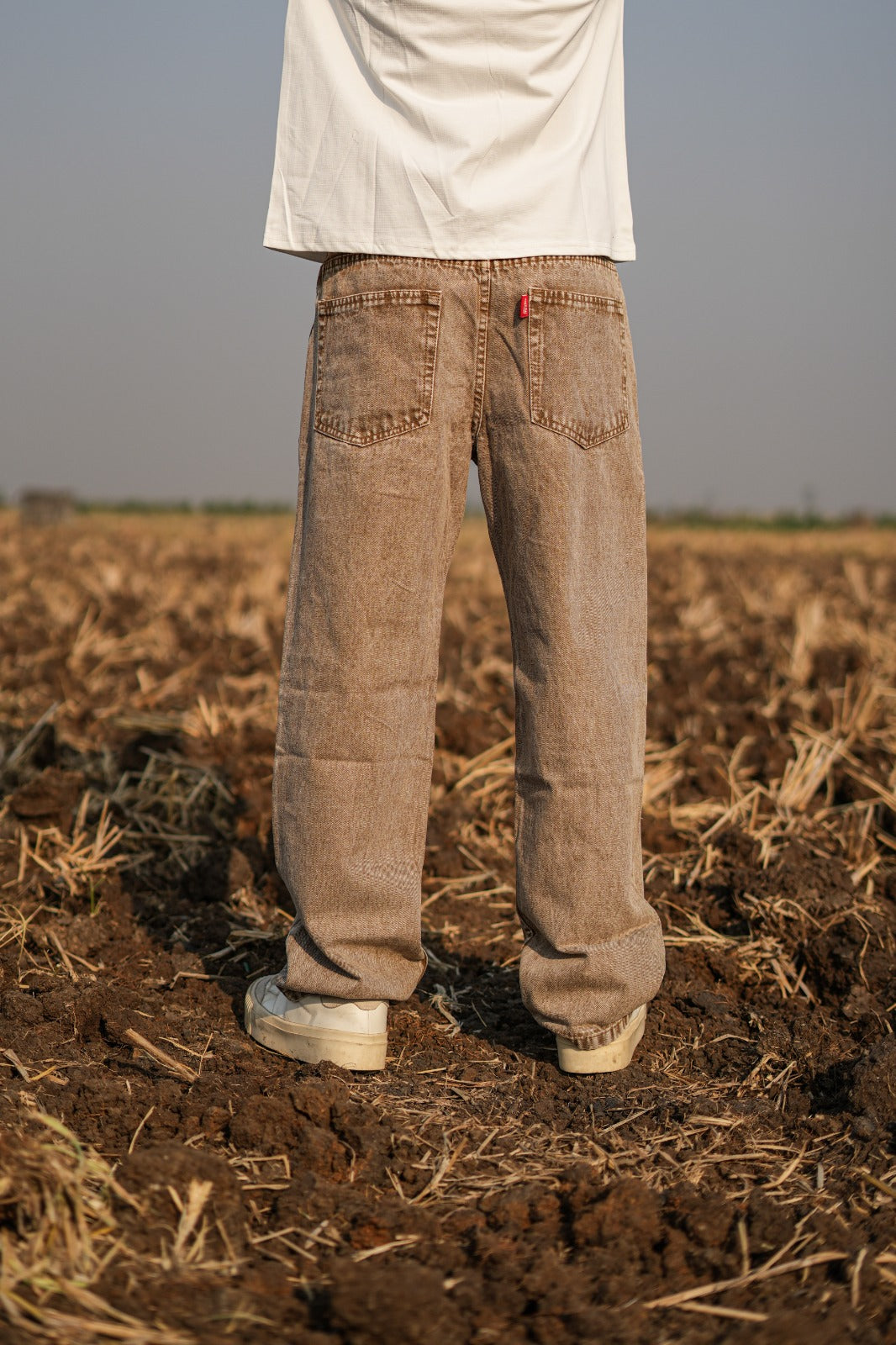 Earth Tone - Straight Fit Jeans