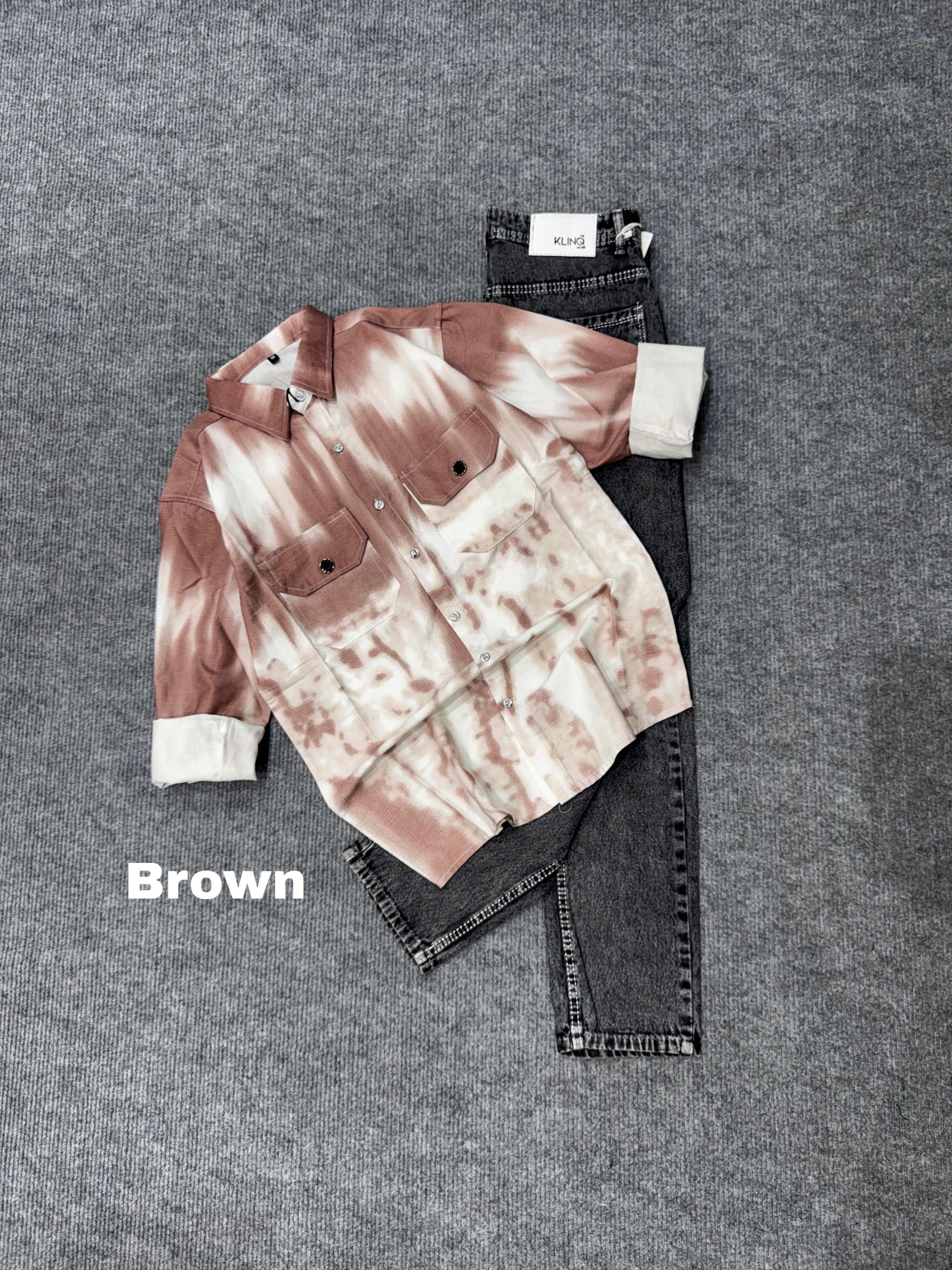 Fusion Fade Shirt-ii  & Denim Combo