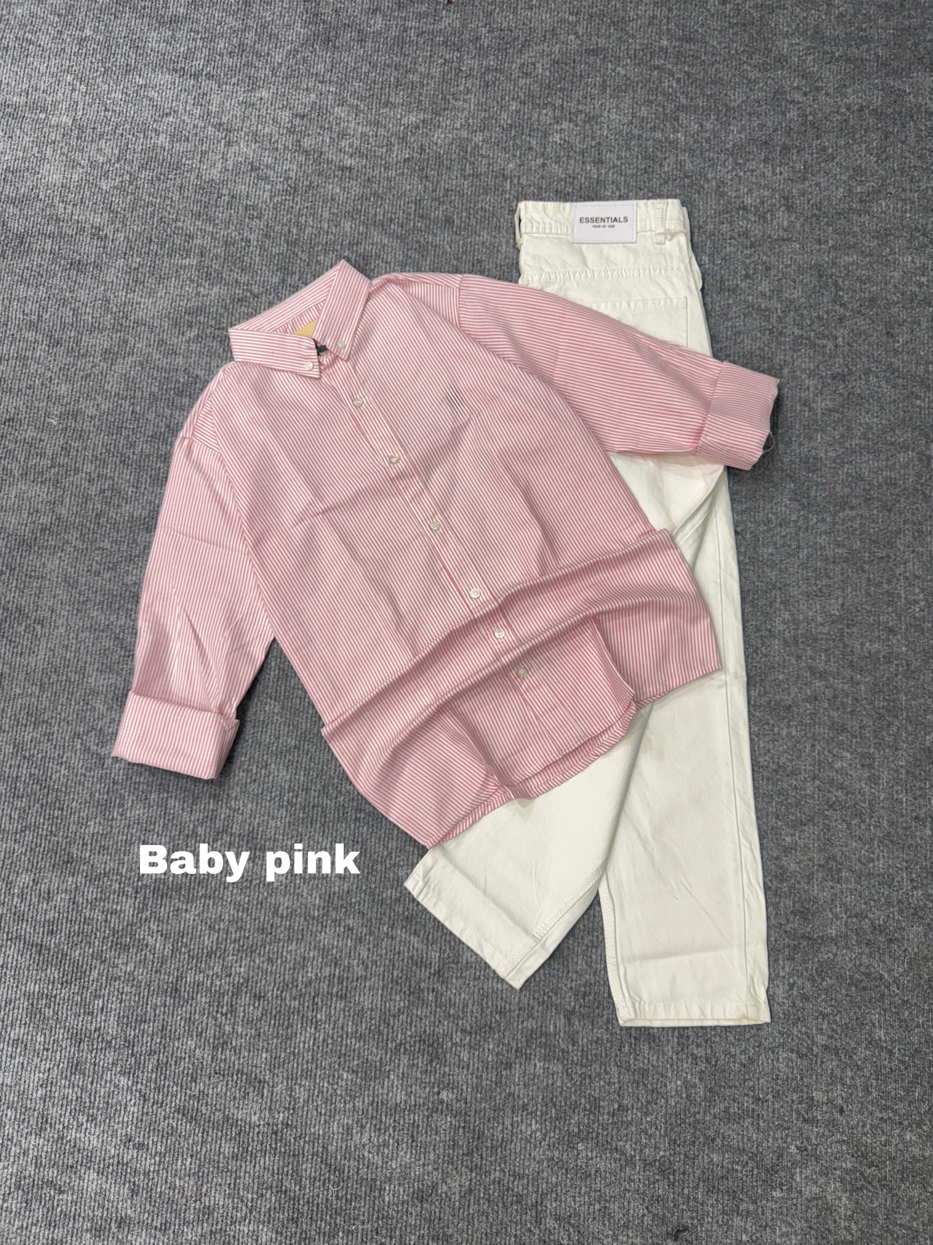 Striped Shirts / White Pant combo