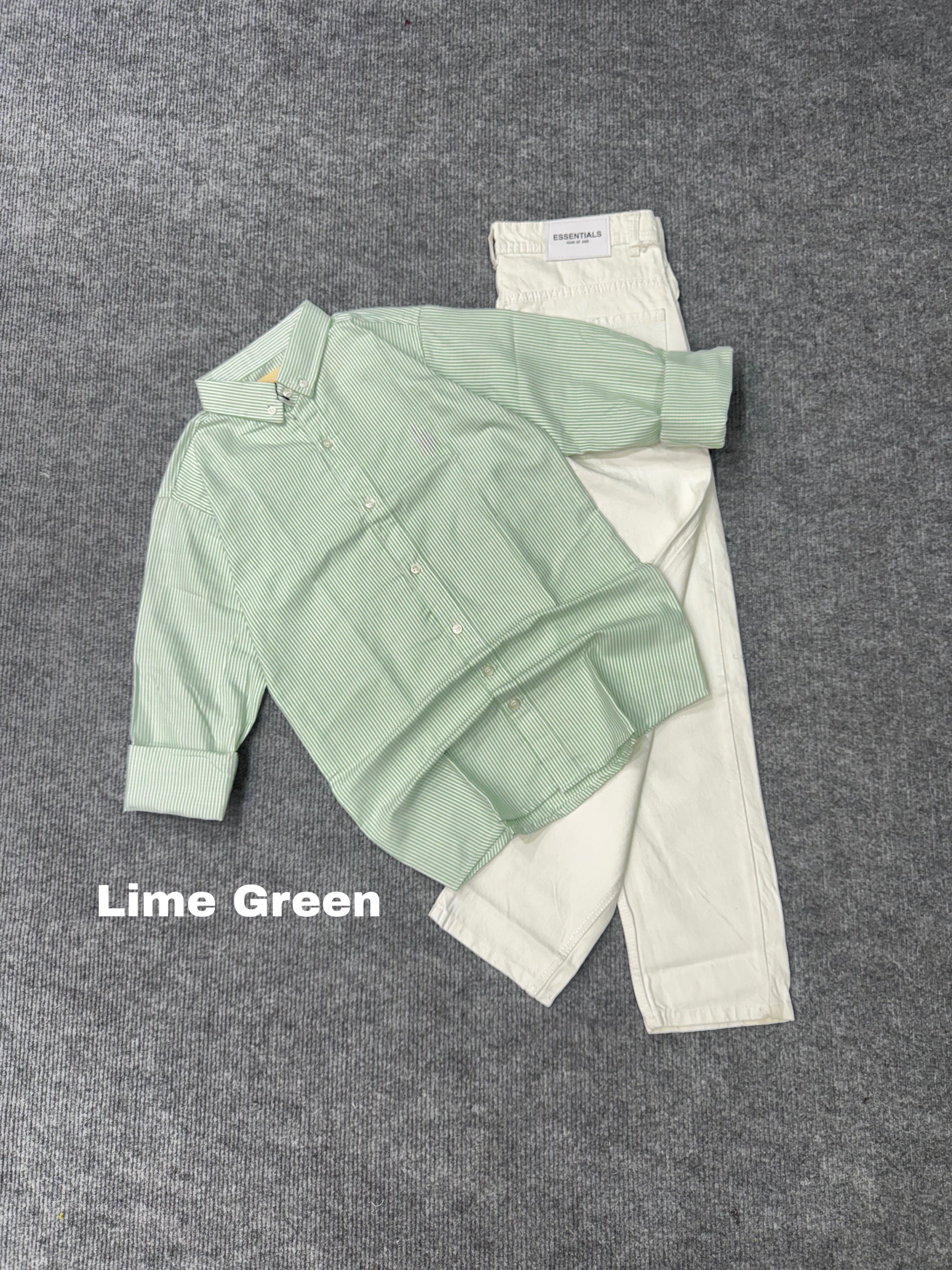 Striped Shirts / White Pant combo