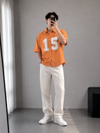 Boxy Lose Outfit Shirt & baggy Combo