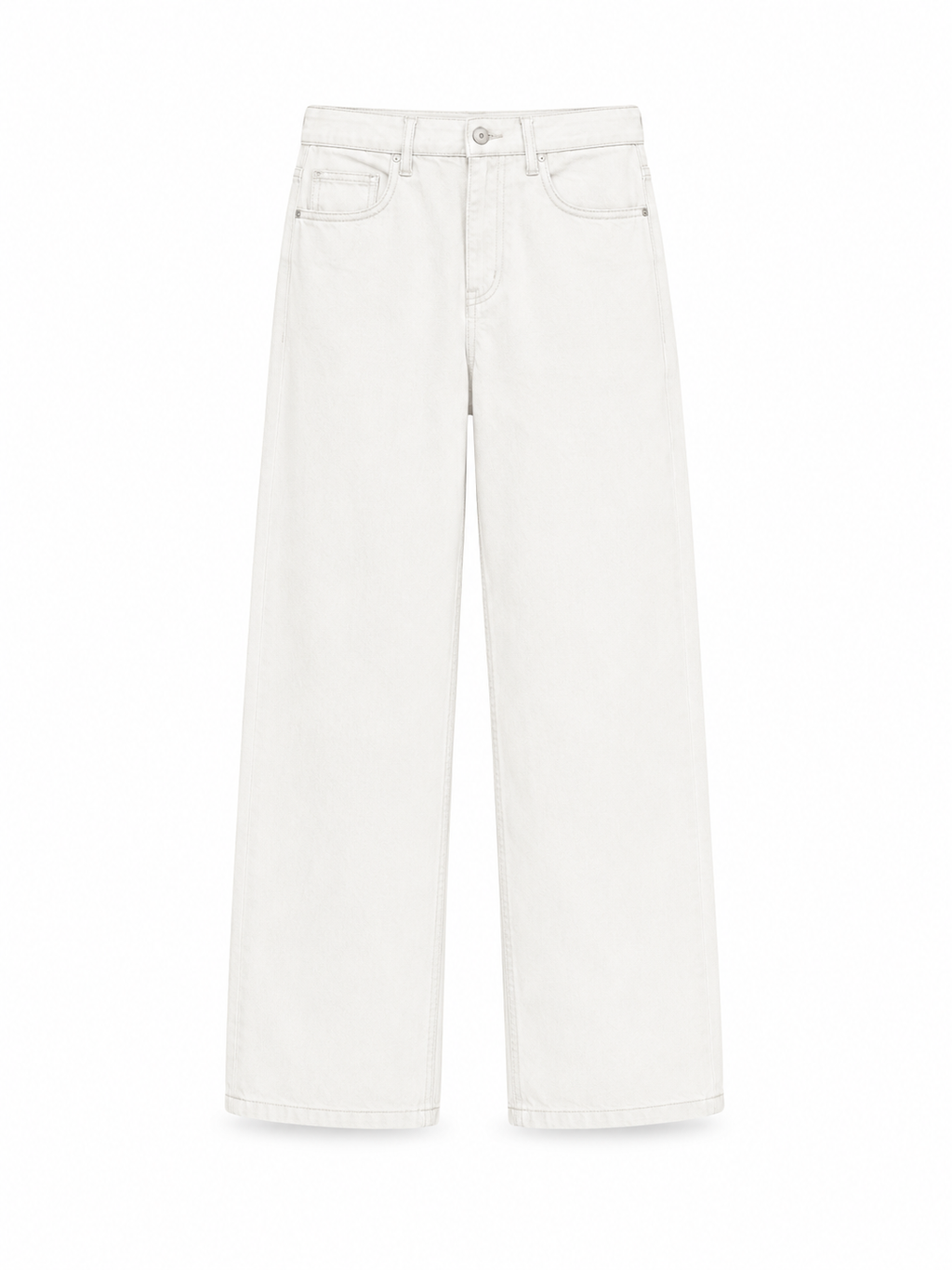 Ivory Monarch Wide Leg Jeans