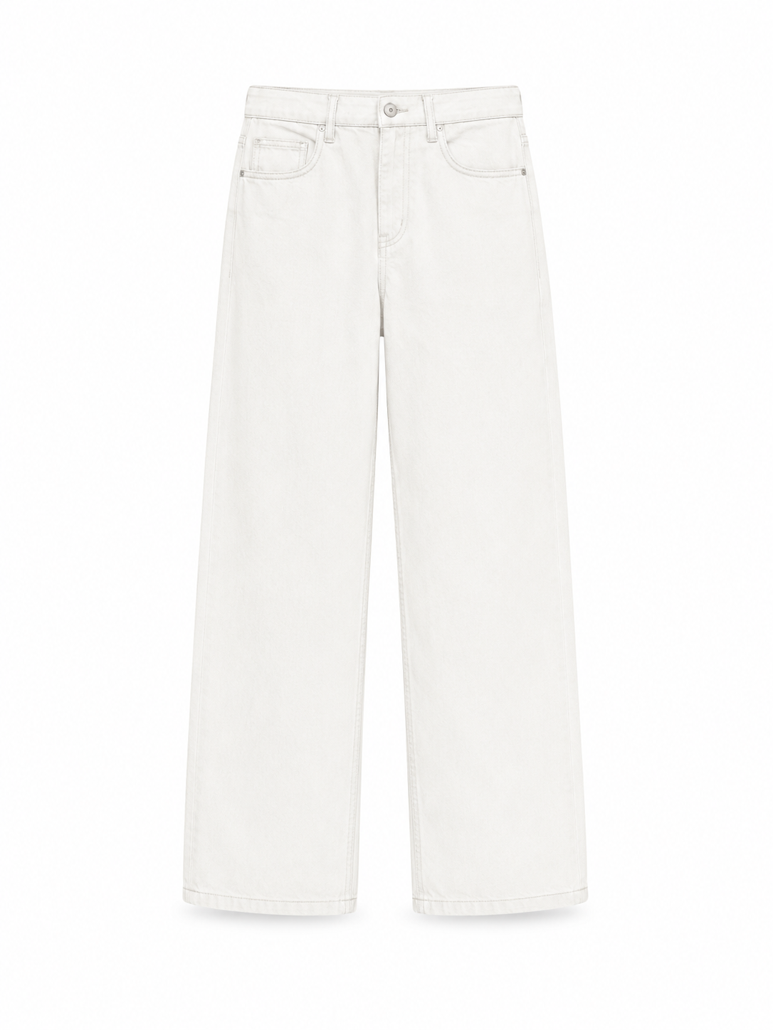 Ivory Monarch Wide Leg Jeans