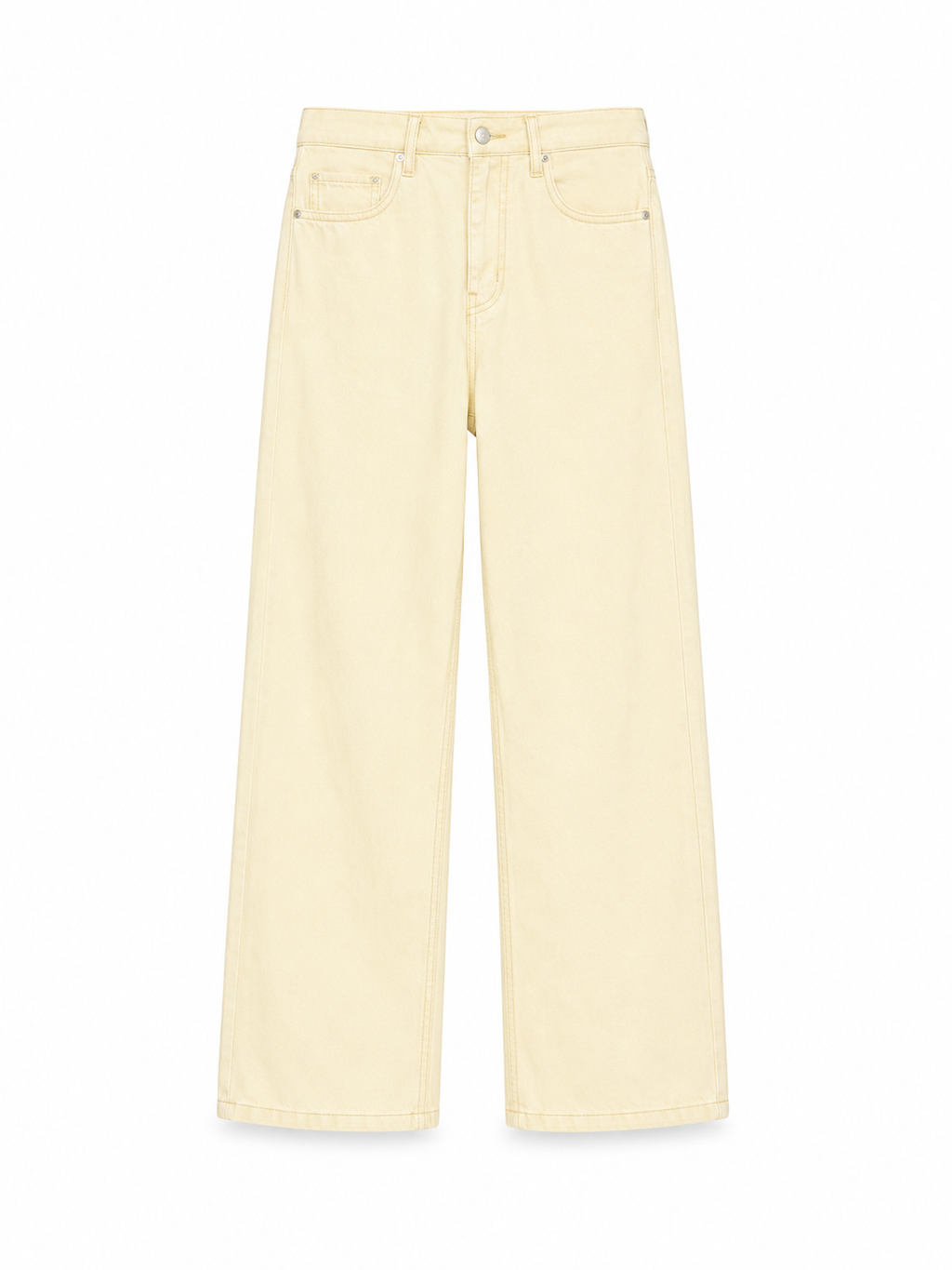 Buttercream Wide Leg Jeans