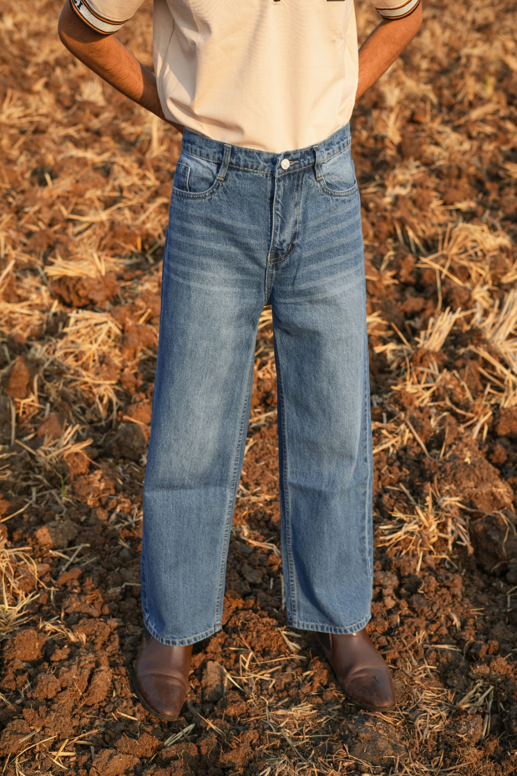 vintage acre denim straight fit Jeans