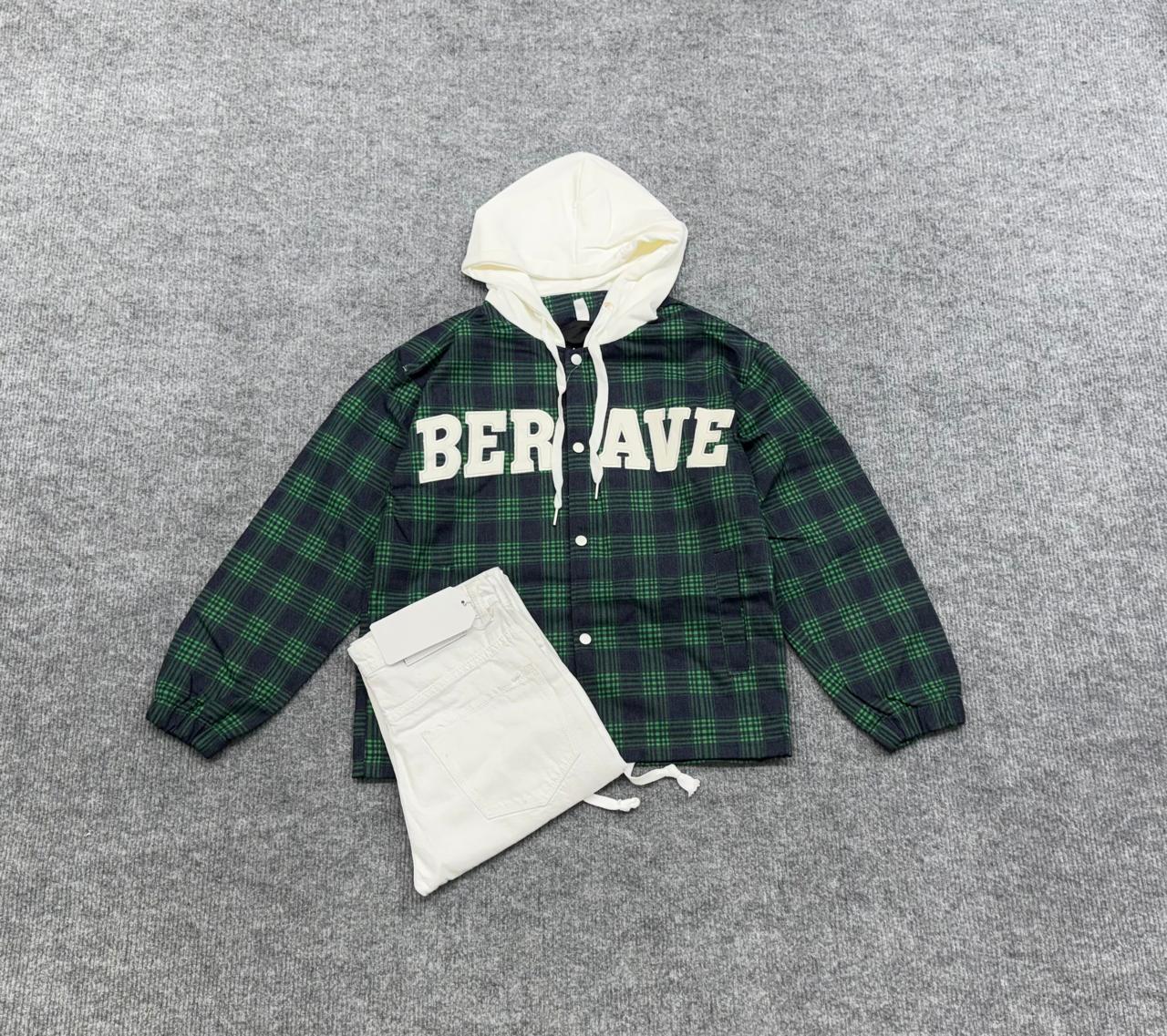 Denim Urban Plaid jacket