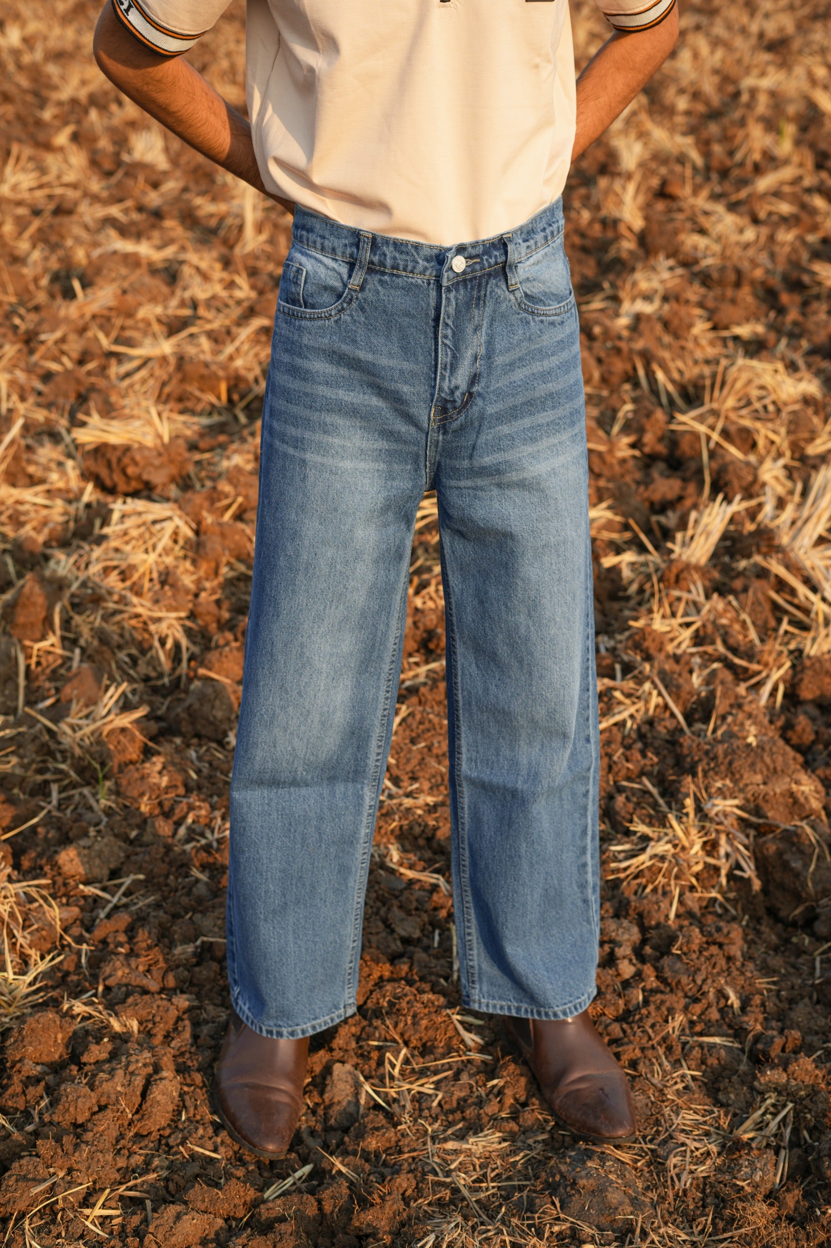 vintage acre denim straight fit Jeans