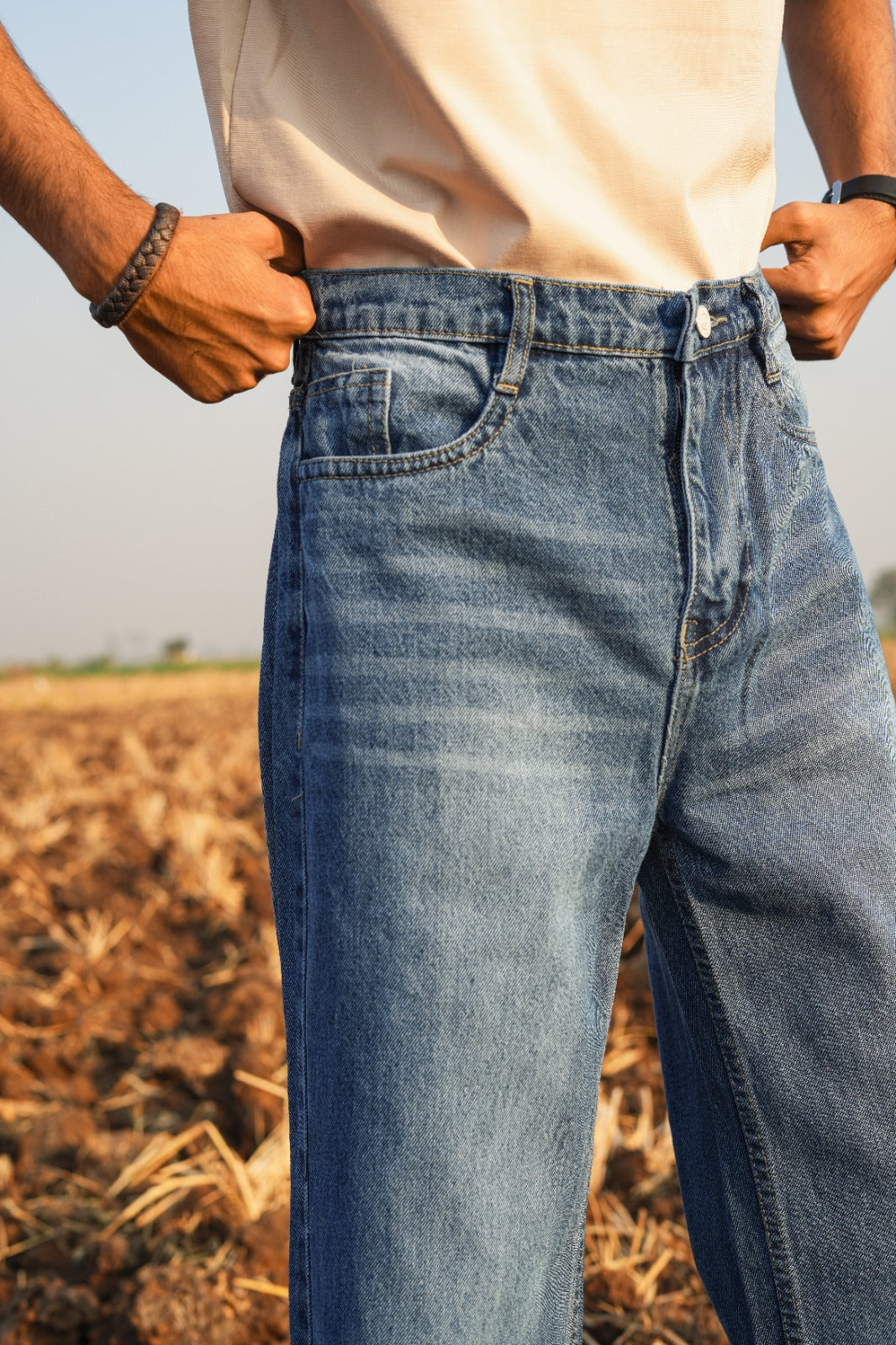 vintage acre denim straight fit Jeans