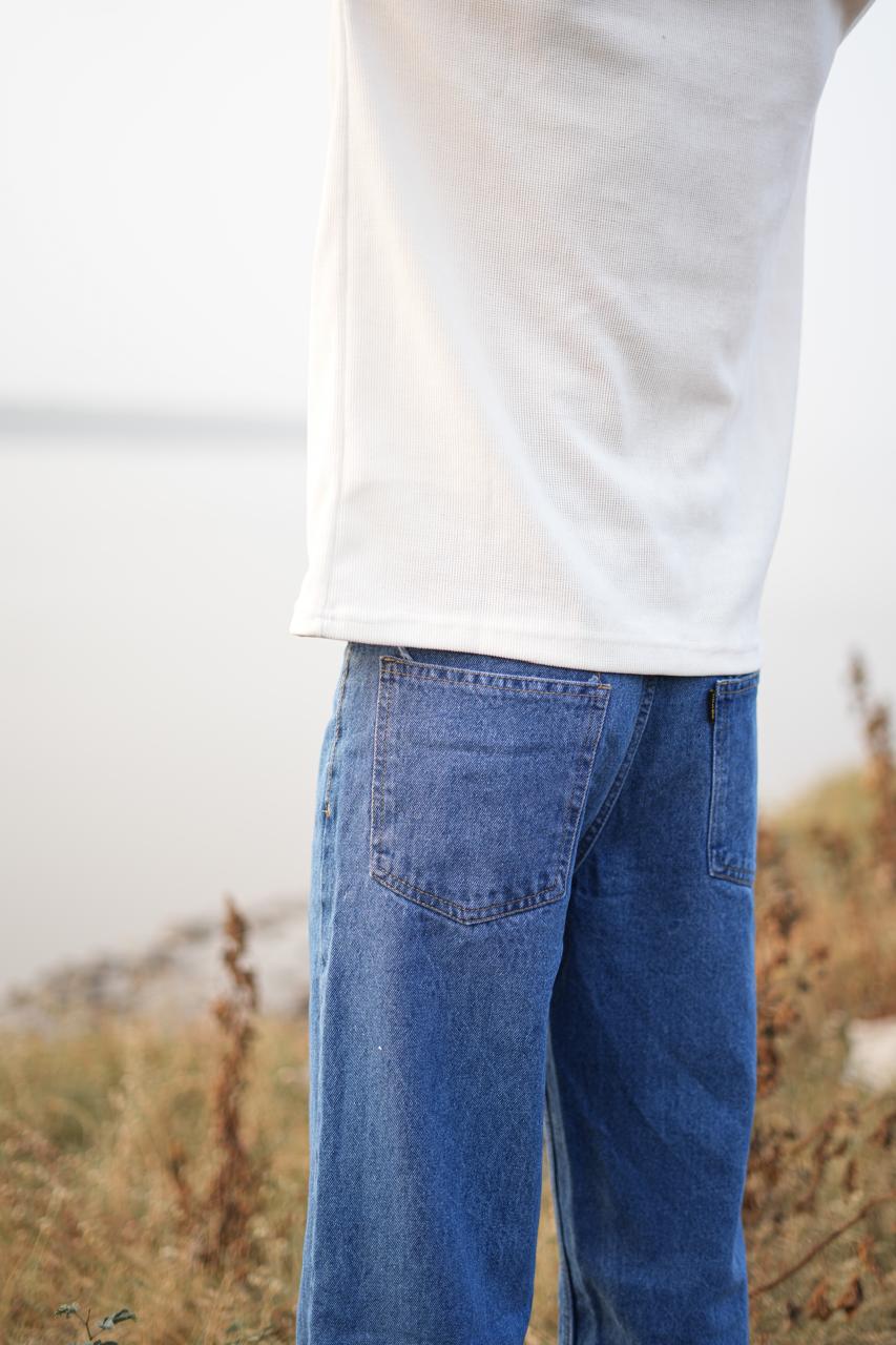 Blue Horizon Wide Fit Jeans