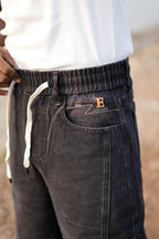 Dark Alley Denim Joggers