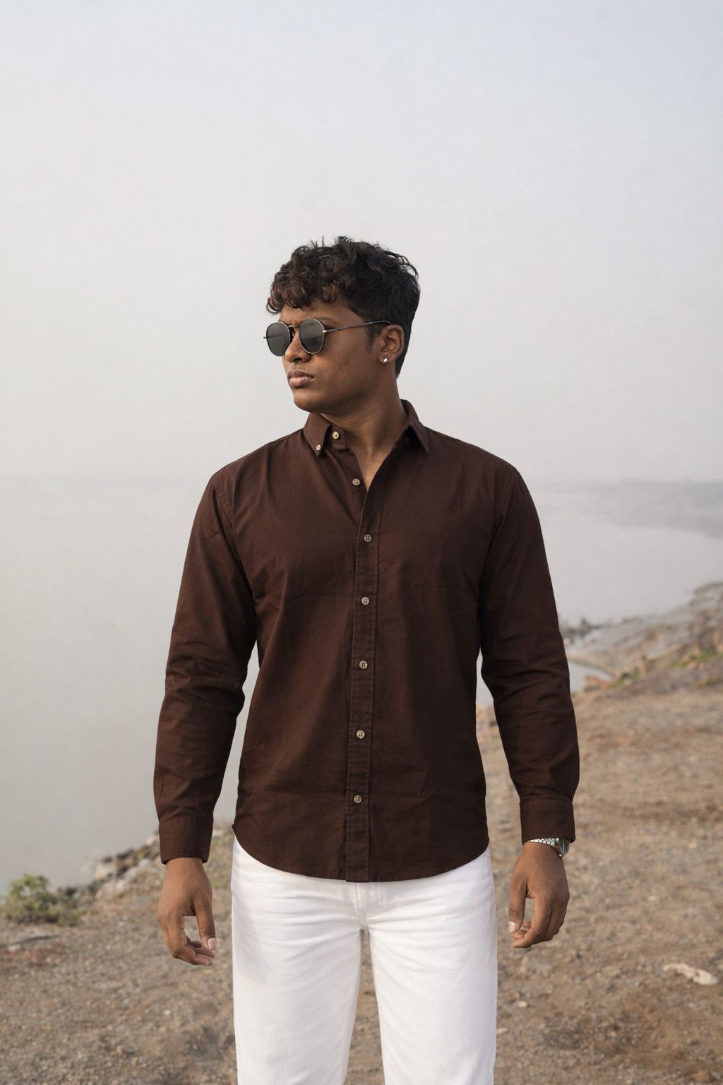 Earth Luxe Combo – Brown & White