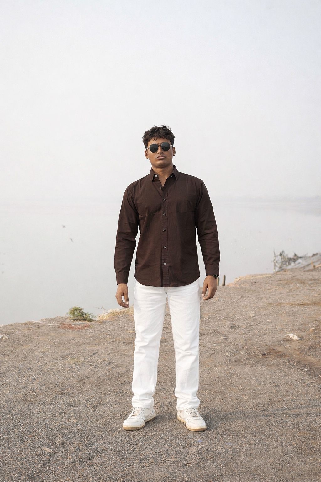 Earth Luxe Combo – Brown & White