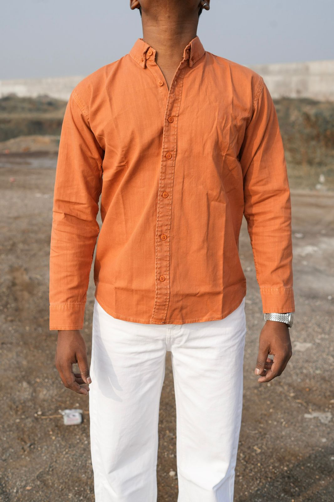 Sunset Edge Combo – Orange & White