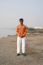 Sunset Edge Combo – Orange & White