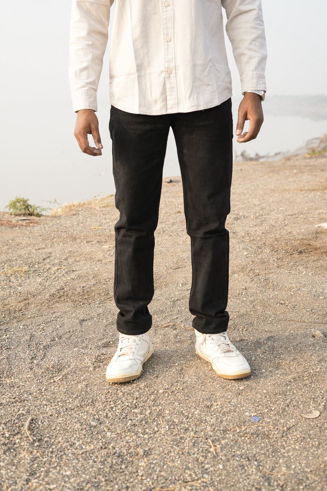 Ivory Noir Combo – Cream & Black