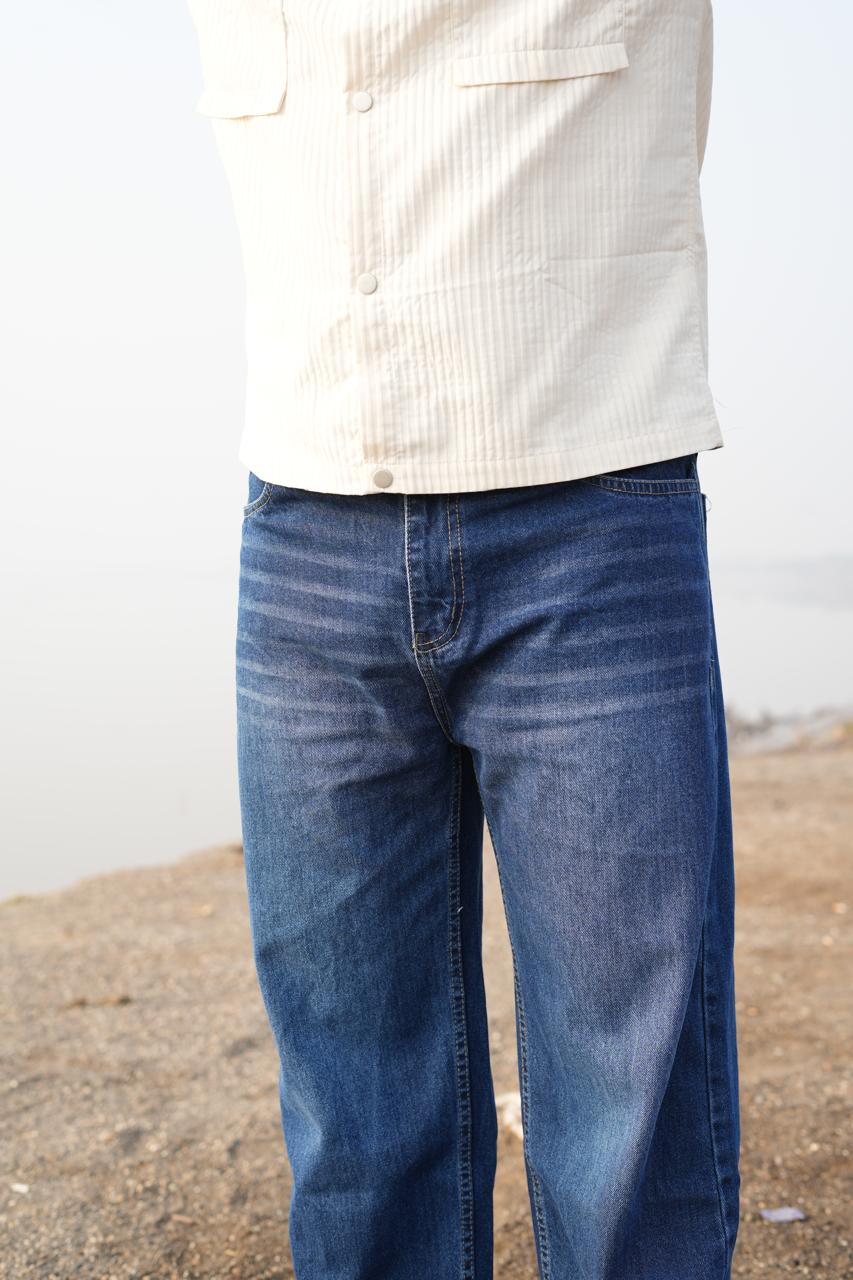 Classic Deep Blue Plus Size Jeans