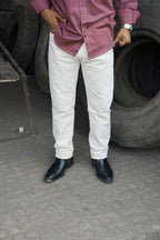 Vintage Rose Contrast-Stitch Shirt