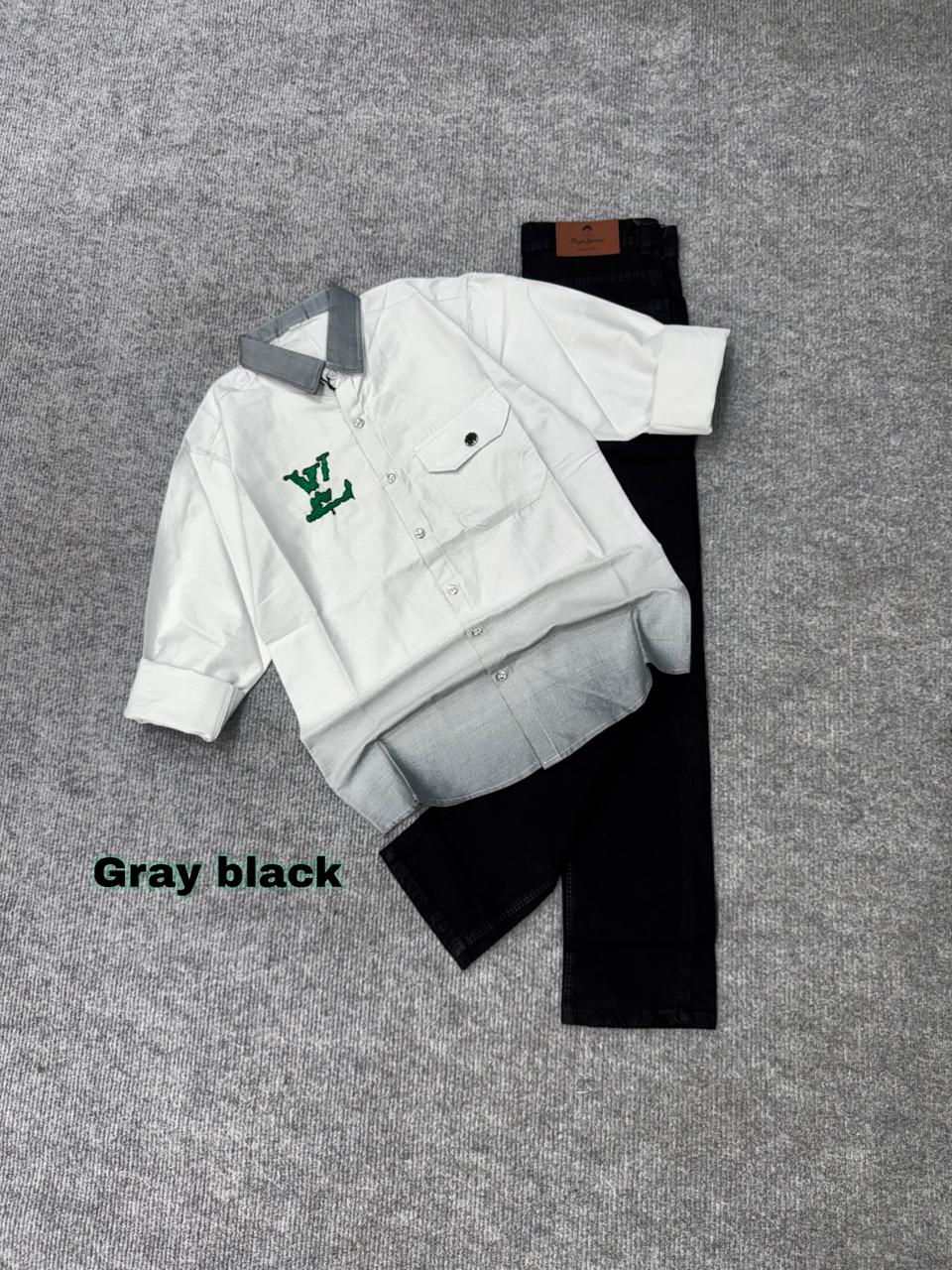 Shadow Fade Shirt & Denim Combo