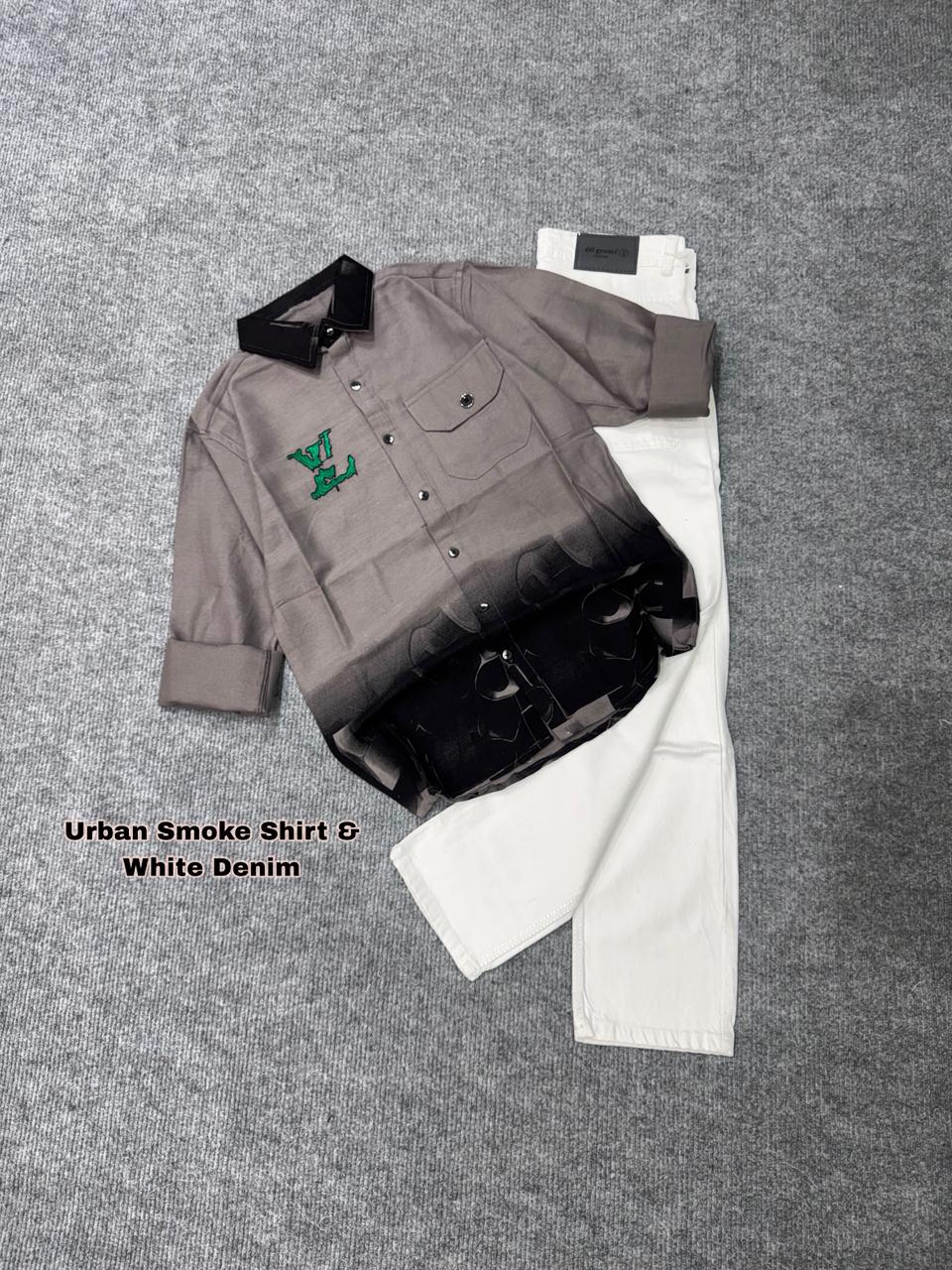 Shadow Fade Shirt & Denim Combo