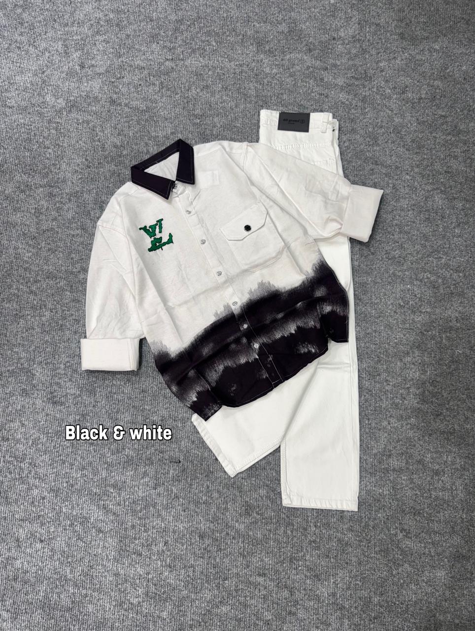 Shadow Fade Shirt & Denim Combo