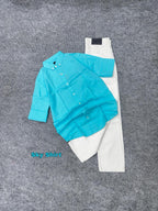 Premium Solid Statement Shirt & Denim Combo