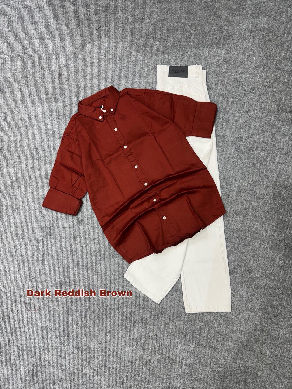 Premium Solid Statement Shirt & Denim Combo