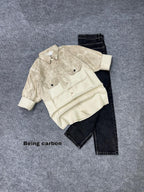 Premium Patterned Shirt & Denim Combo Collection