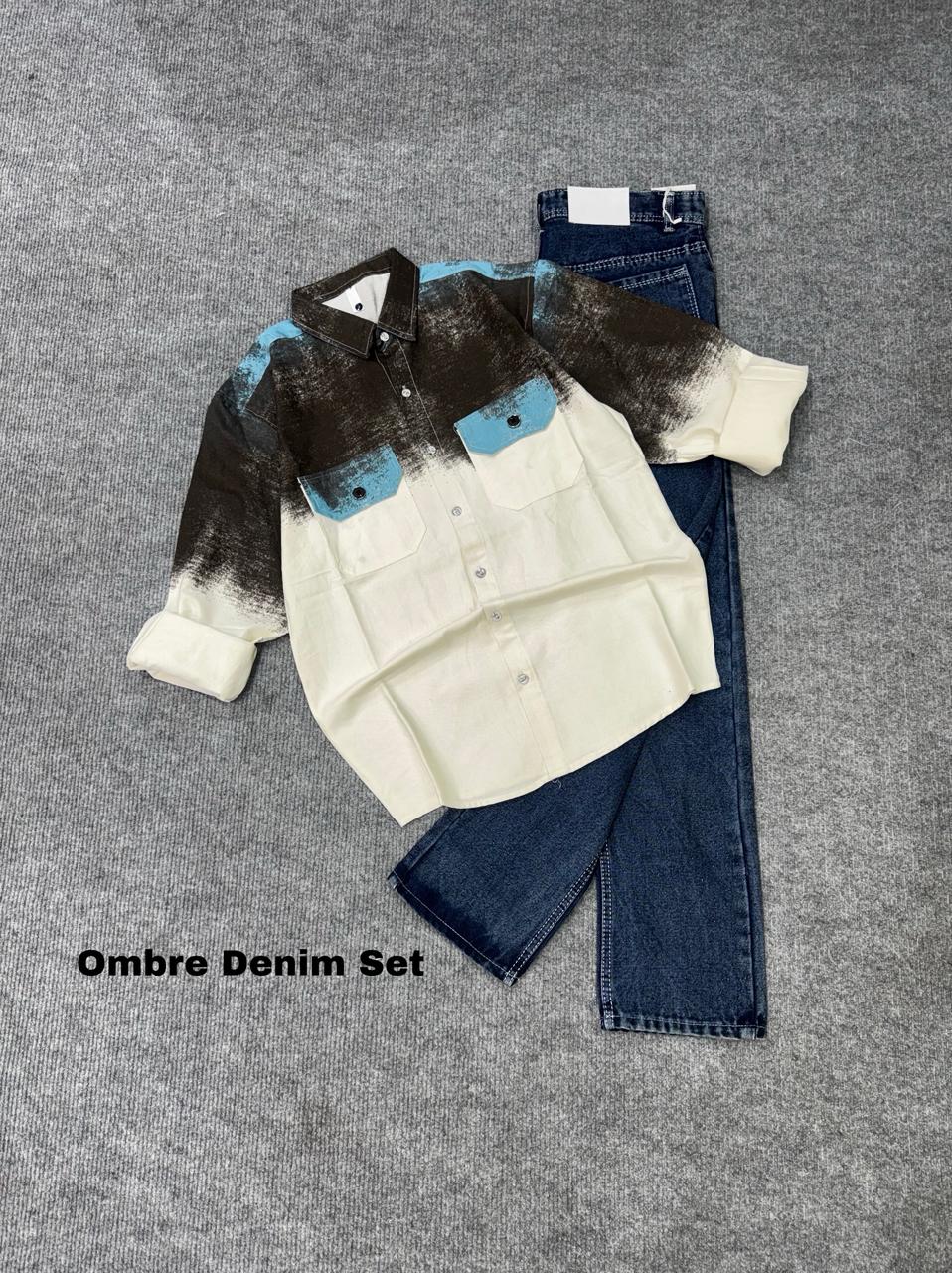 Premium Patterned Shirt & Denim Combo Collection