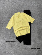 Breeze Linen Combo Black pent Set