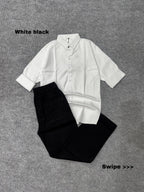 Breeze Linen Combo Black pent Set