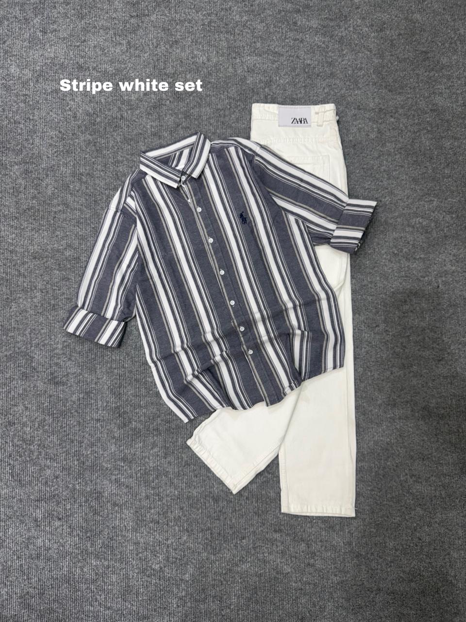 Pinstripe Flow Combo – White Base