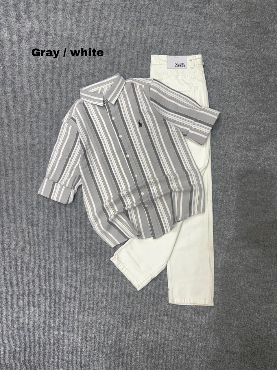Pinstripe Flow Combo – White Base