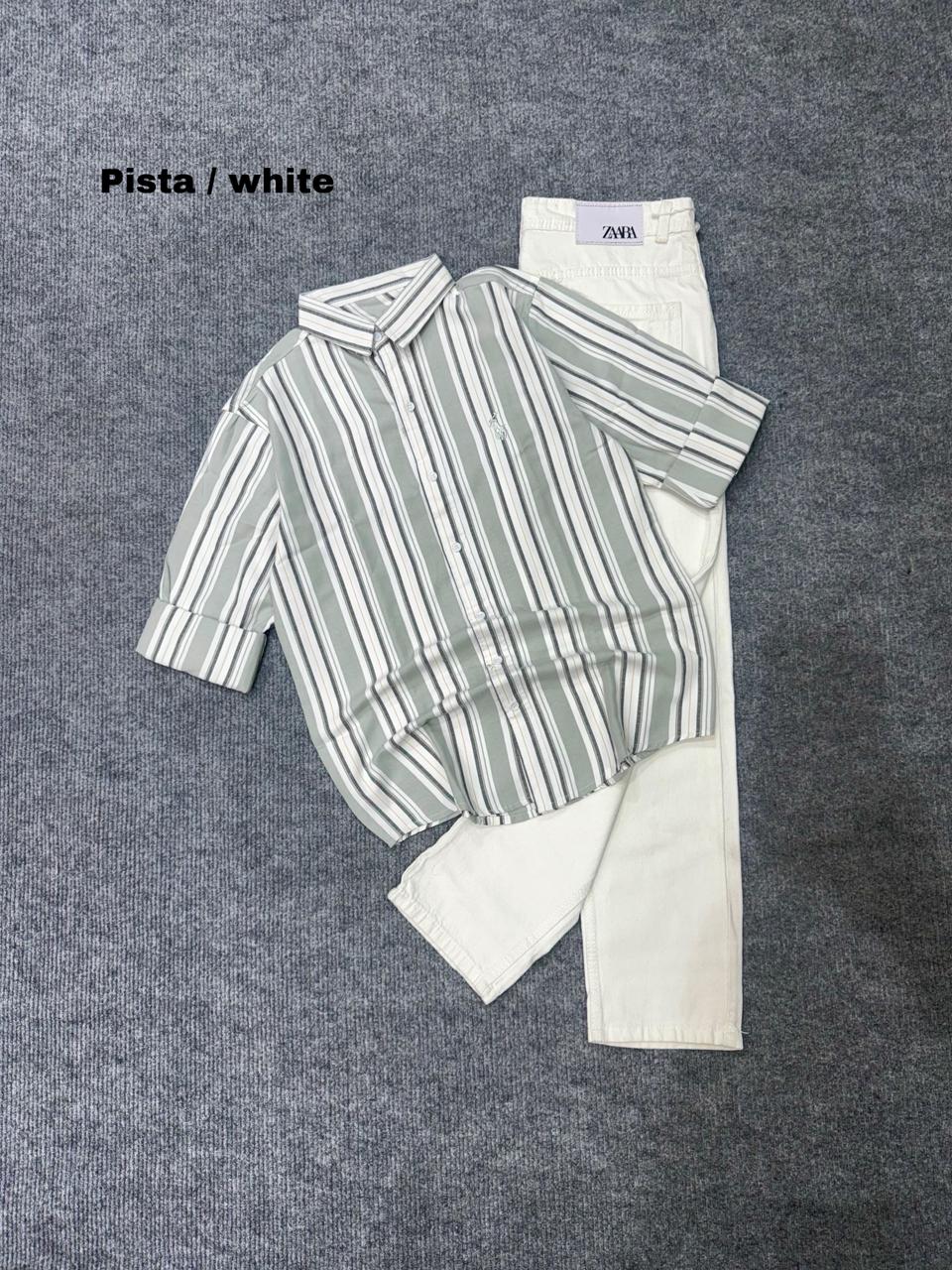 Pinstripe Flow Combo – White Base