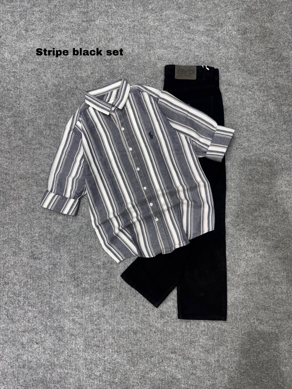 Pinstripe Flow Combo – Black Base