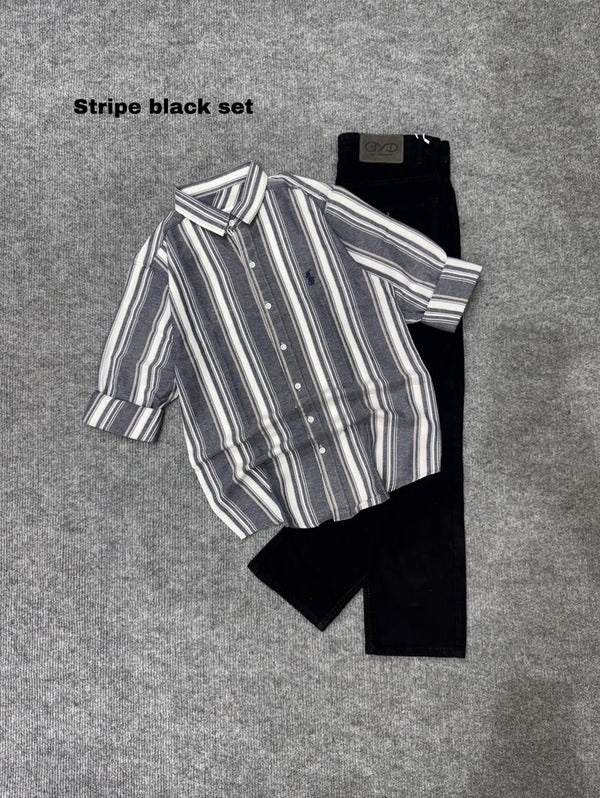 Pinstripe Flow Combo – Black Base