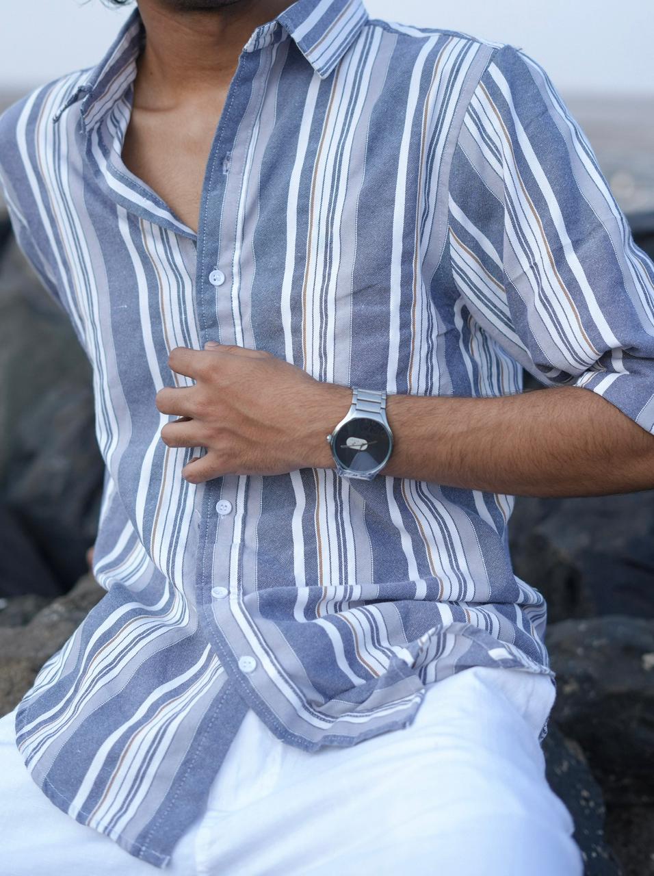 Coastline Stripe Shirt