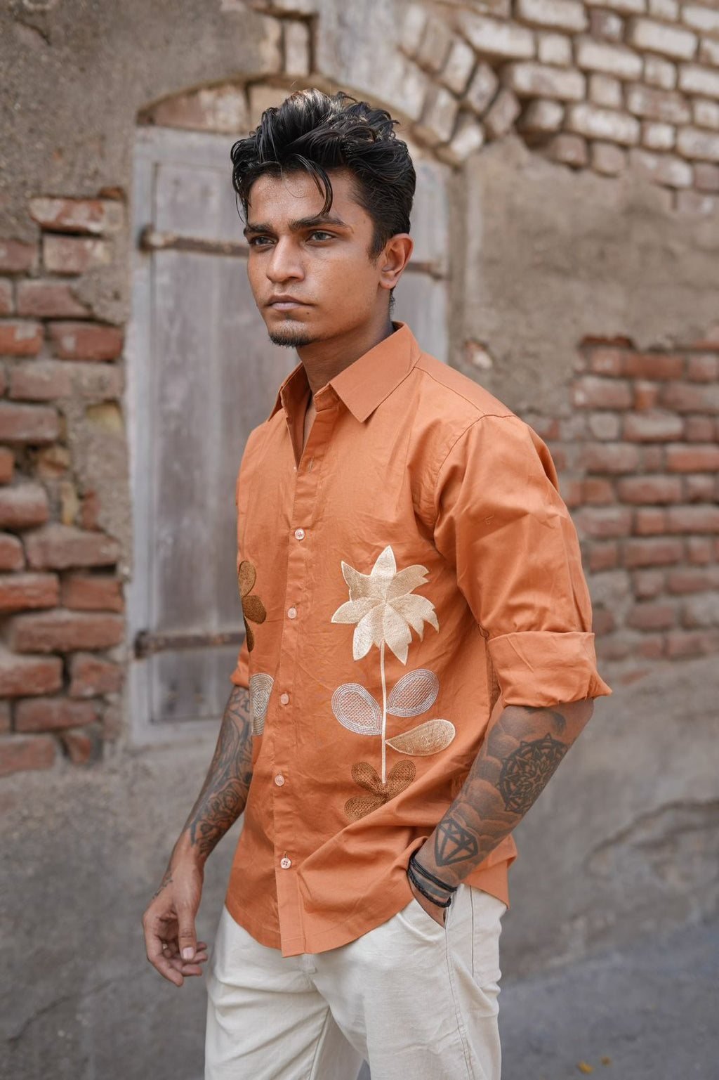 Floral Linen Shirt