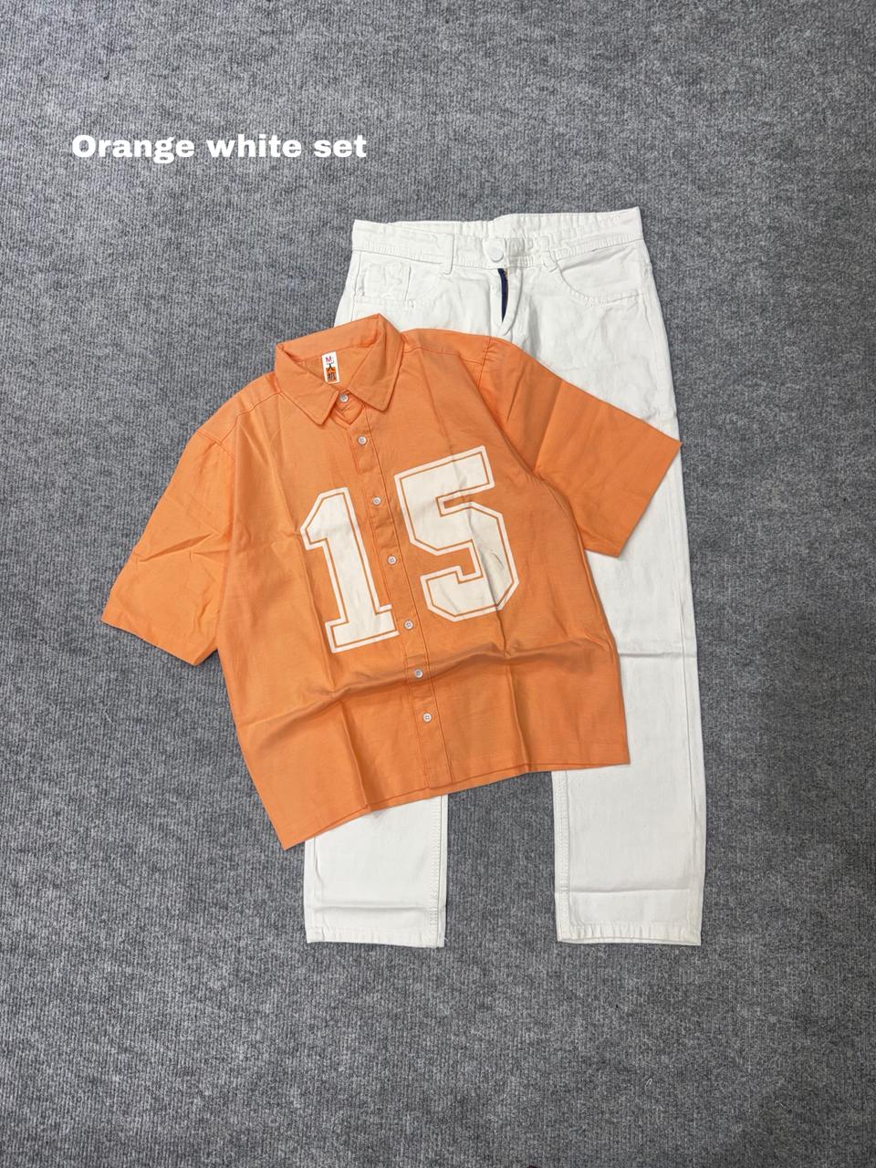 Boxy Lose Outfit Shirt & baggy Combo