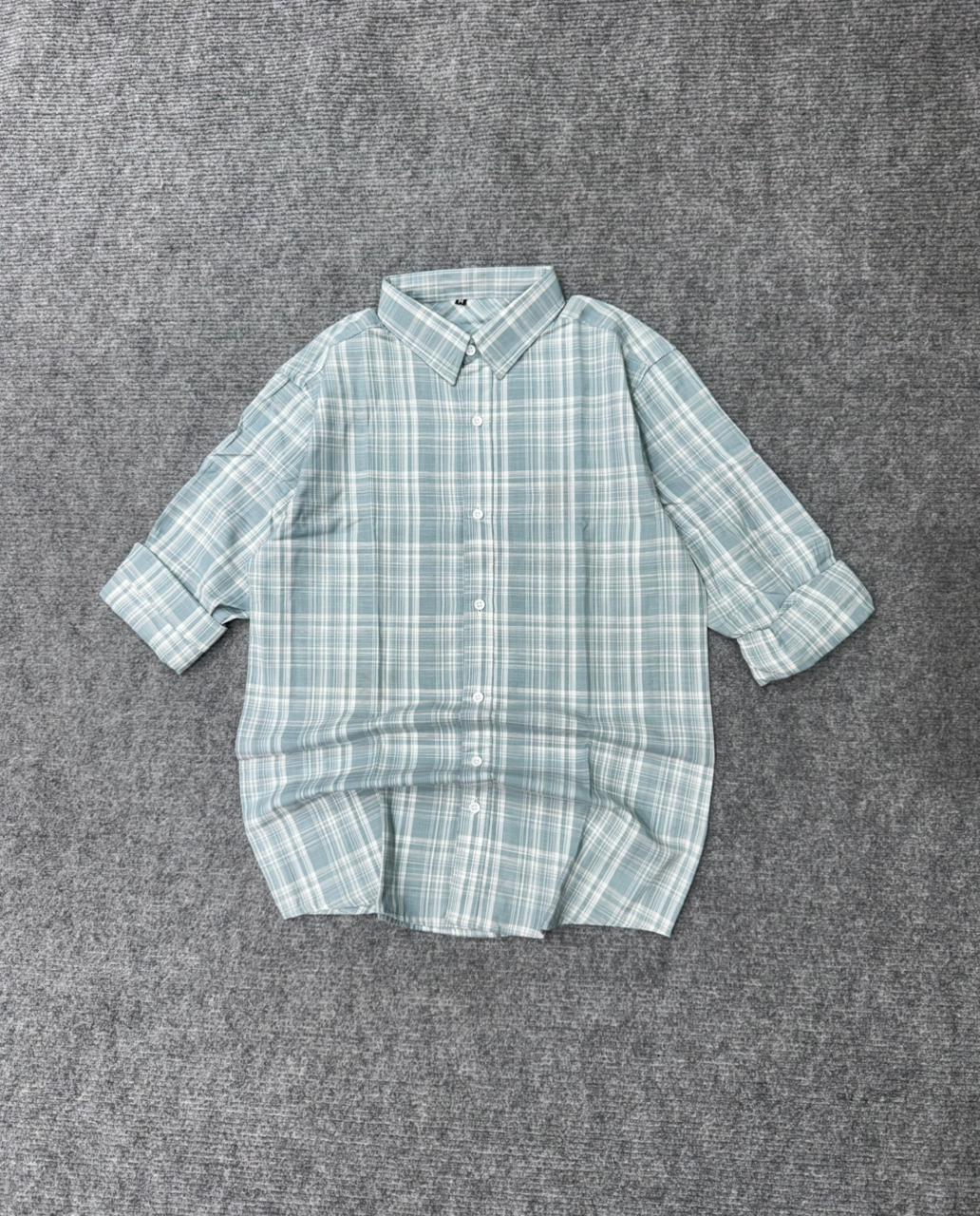 Urban Plaid Oversized Shirt