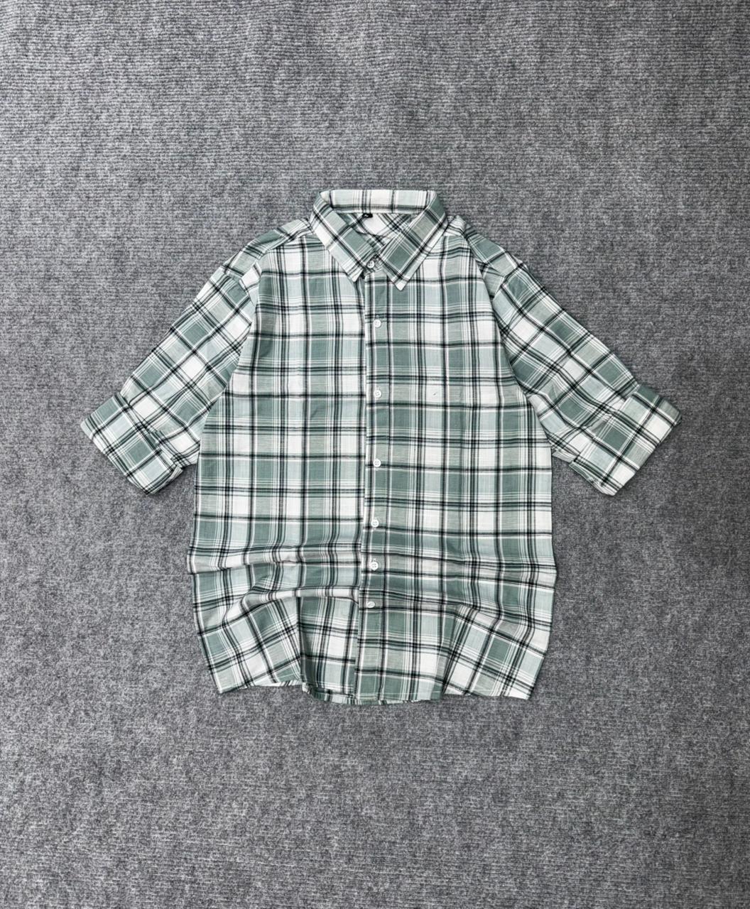 Urban Plaid Oversized Shirt