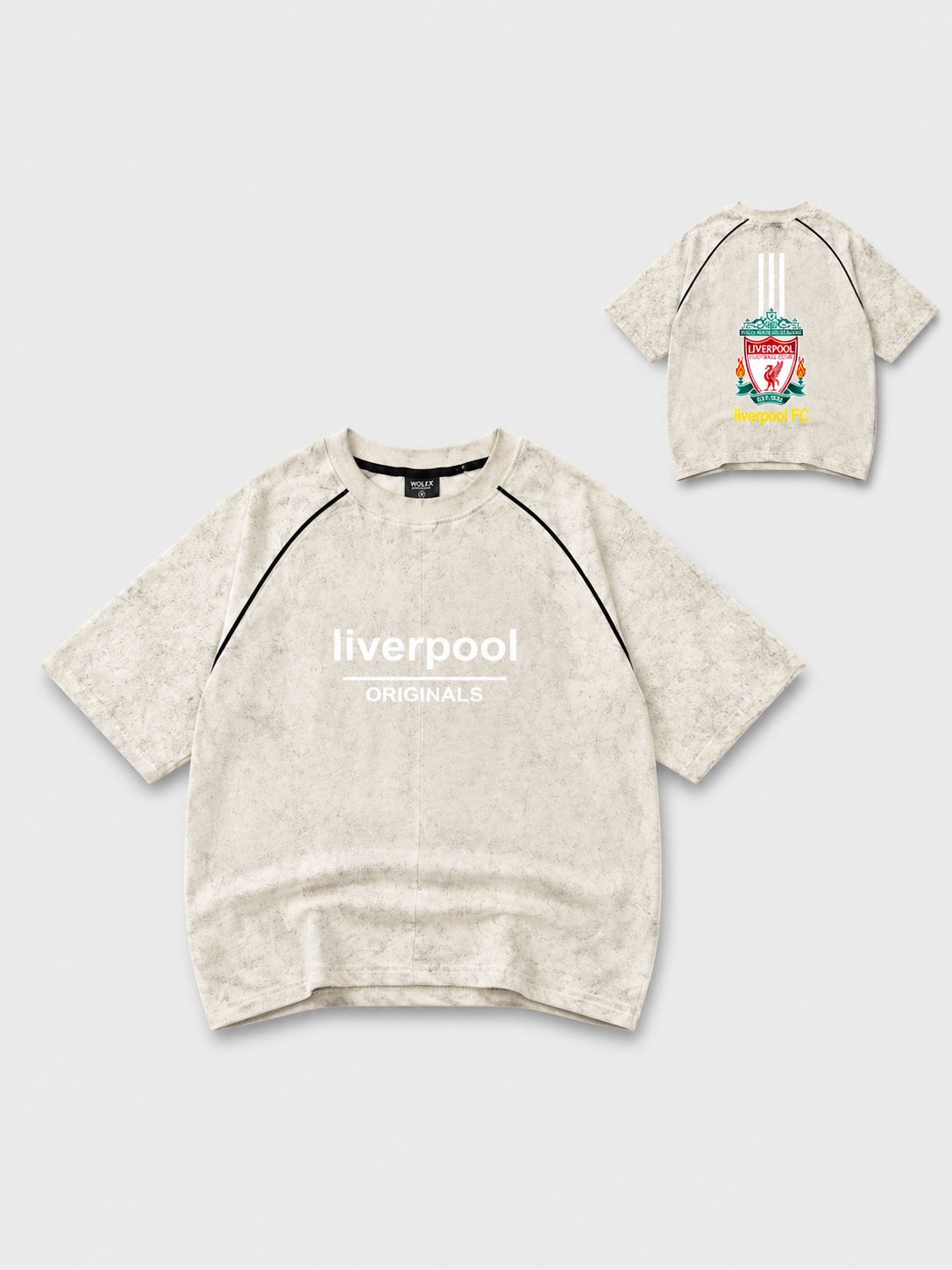Liverpool Originals Acid Wash Oversized Tee