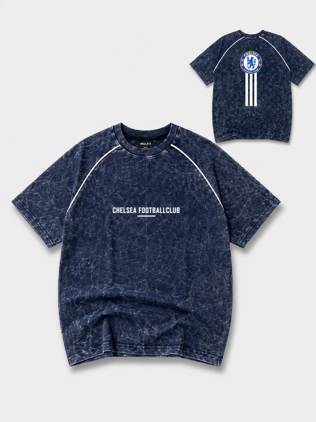 Chelsea Vintage Acid Wash Oversized Tee