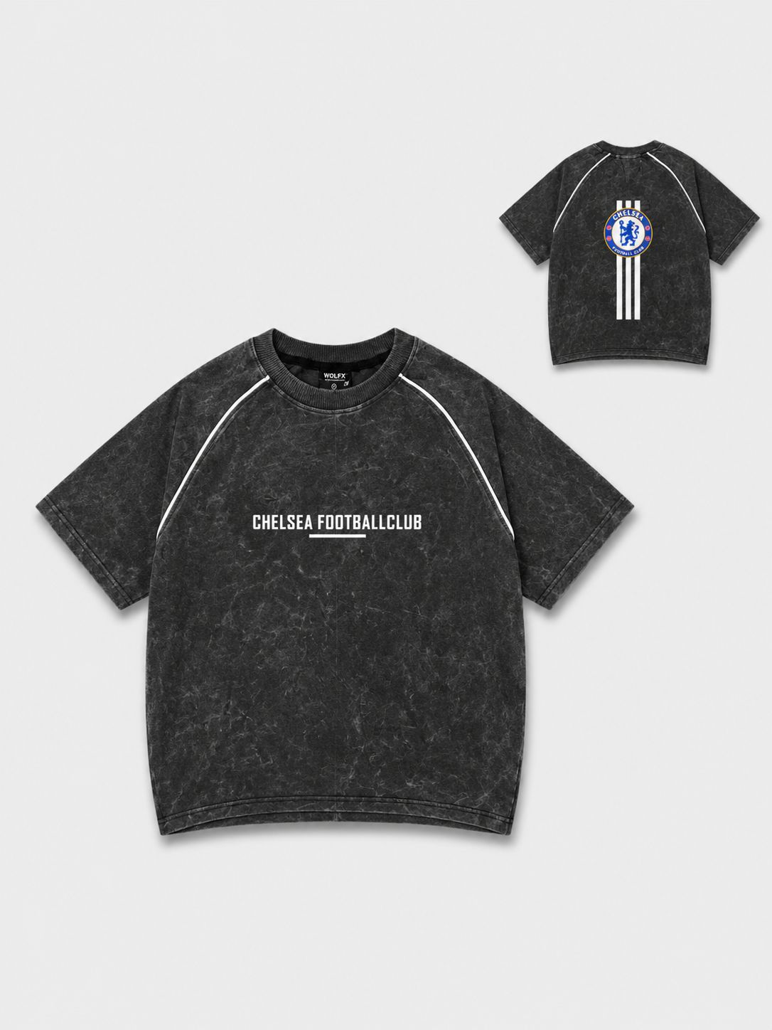 Chelsea Vintage Acid Wash Oversized Tee