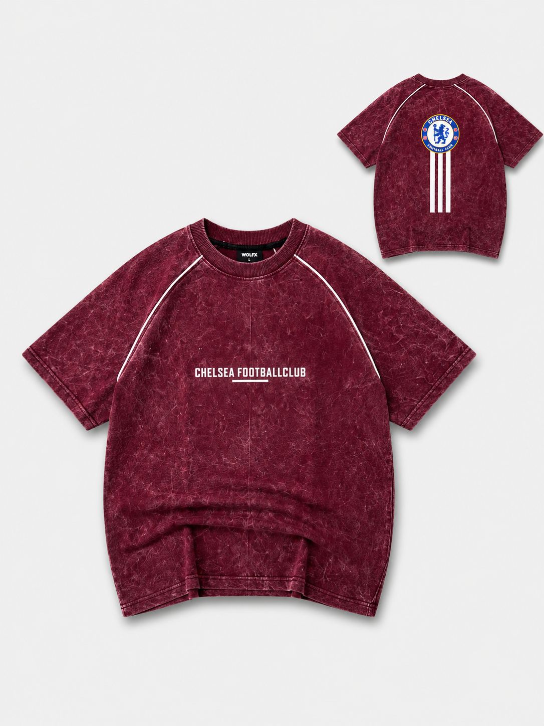 Chelsea Vintage Acid Wash Oversized Tee
