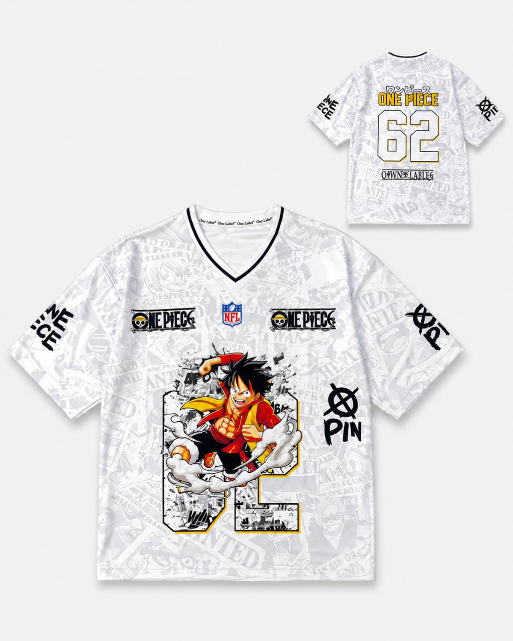 One Piece Anime Football Jersey Collection – Premium Oversized Fan Edition