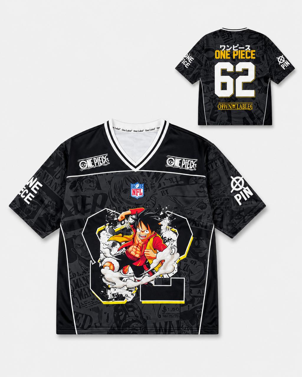 One Piece Anime Football Jersey Collection – Premium Oversized Fan Edition